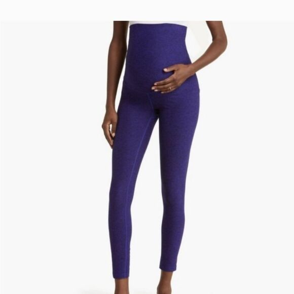 Zella Restore Soft ultra high waisted purple maternity leggings Size XS NWT - Picture 1 of 4